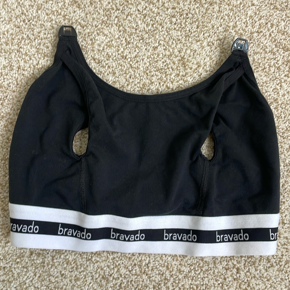 Bravado Nursing Bra Attachment SMALL Black/White